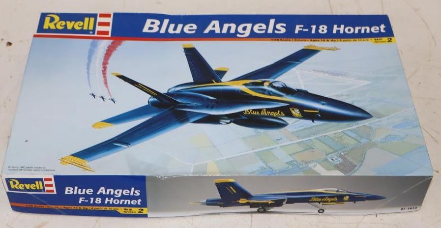 Revell Blue Angels F18 Hornet 1/48th Scale Model Airplane in Original Box (1 of 3)