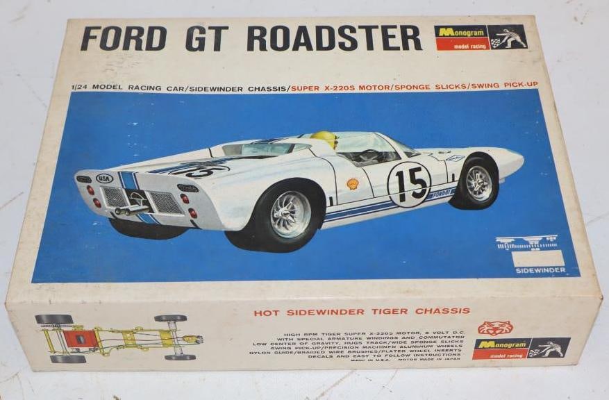 1966 Monogram Ford GT Roadster Model Racing Kit in Original Box (1 of 4)