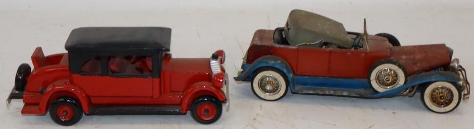 Group of 2 1920's & 30's Wooden & Metal Model Cars (1 of 4)