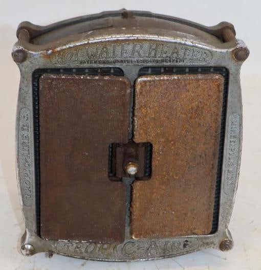 1920's Tropic-Aire Hot Water Accessory Heater with Doors (1 of 4)