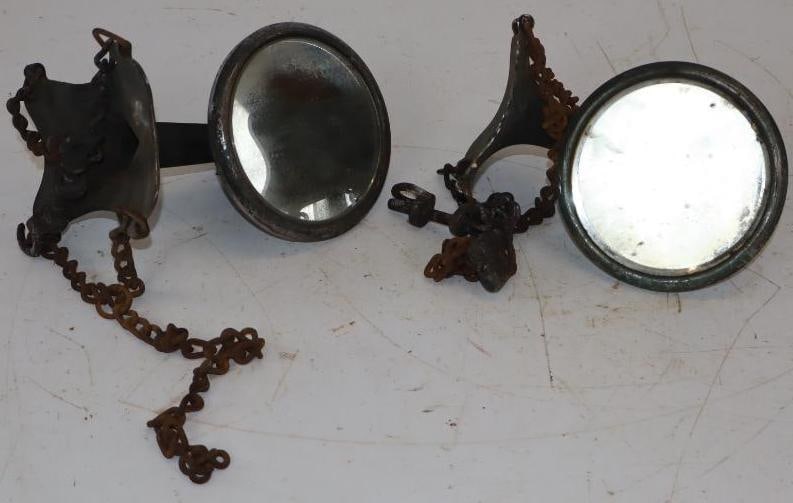 Group of 2 Spare Tire Mounted Rearview Mirrors by Paulson-Brand (1 of 5)