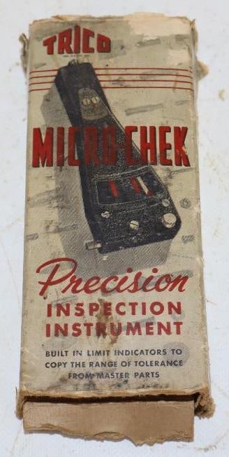 Trico Micro-Chek Precision Wiper Blade Instrument in Original Box: 6.5" x 3.75" x 2"