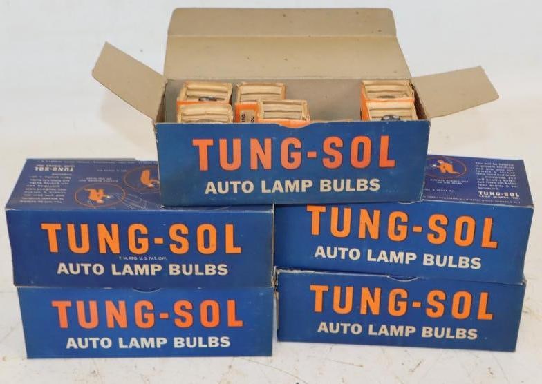 Group of 50 Tung-Sol Auto Lamp Bulbs in Original Boxes (1 of 4)