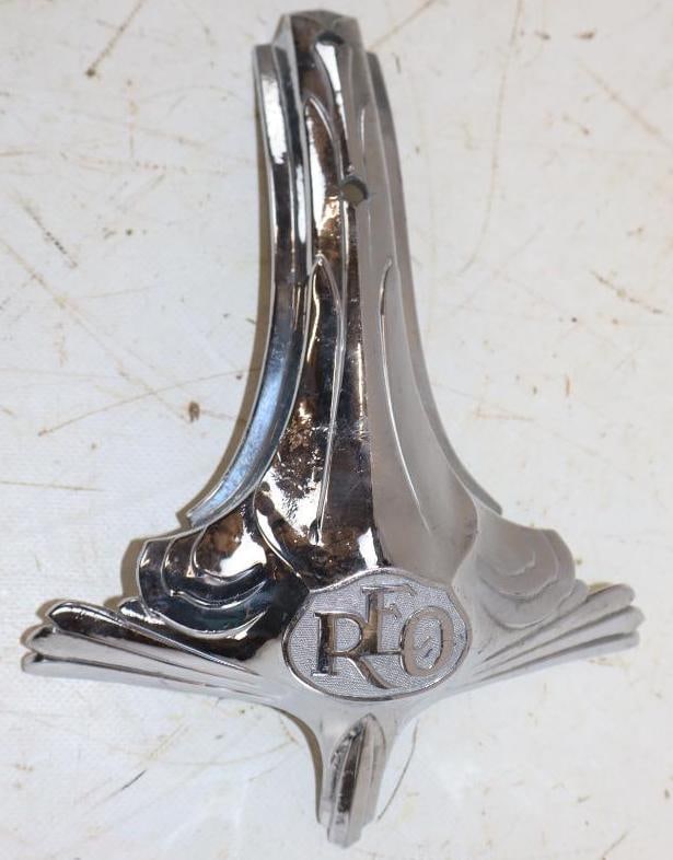1933-36 REO Flying Cloud Hood Ornament: 8" x 6" x 1.5"