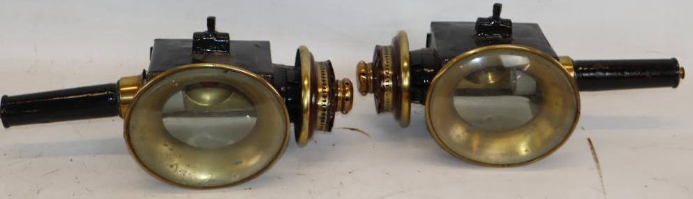 Group of 2 Early Automobile Headlights (1 of 6)