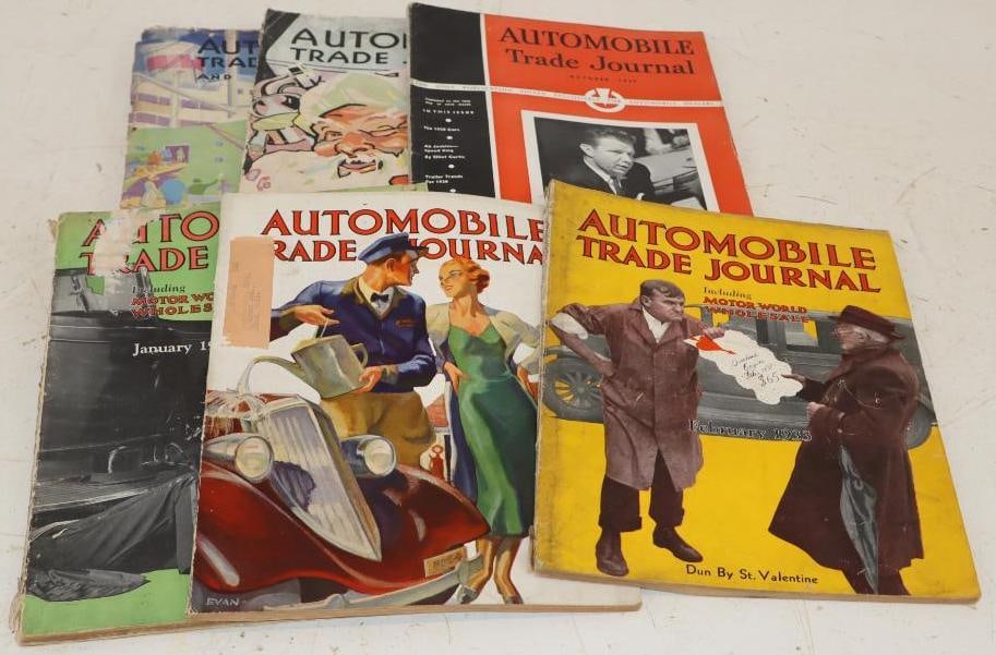 Group of 6 Automobile Trade Journal Some Bindings are loose (1 of 4)