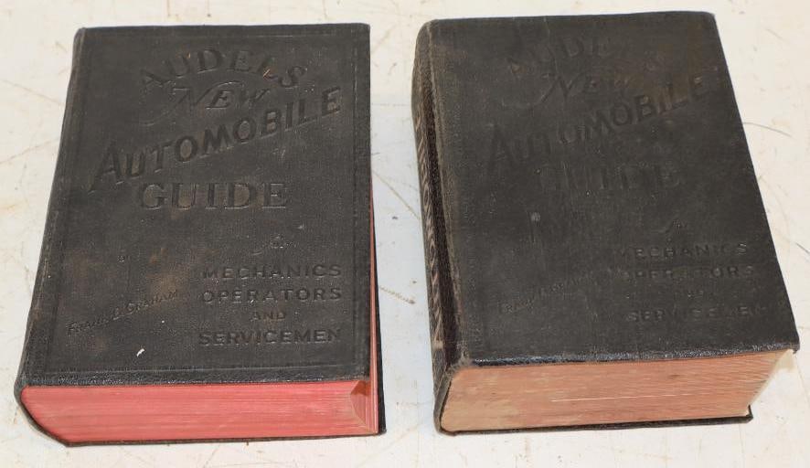 Group of 2 1945 & 1949 Audels New Automobile Guide: 5x6.5x2 Each