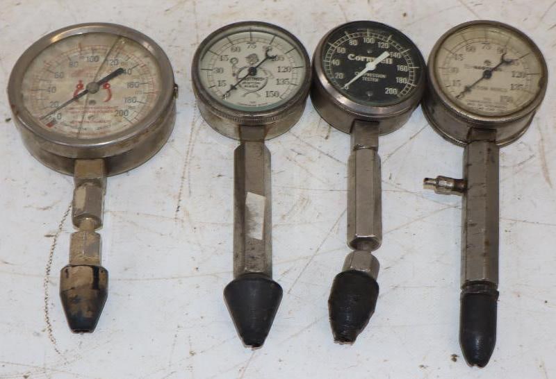 Group of 4 Different Piston Ring Compression Testers (1 of 6)