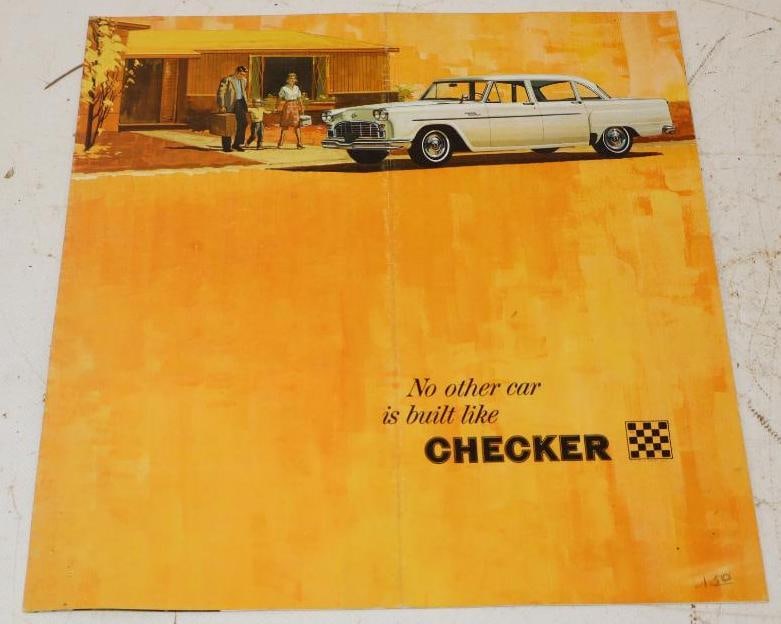 1950s Checker Motor Car Dealership Brochure and Pamphlet (1 of 3)