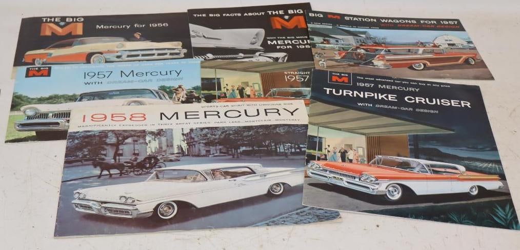 Group of 8 1950s Mercury Dealership Brochure and Pamphlets (1 of 5)