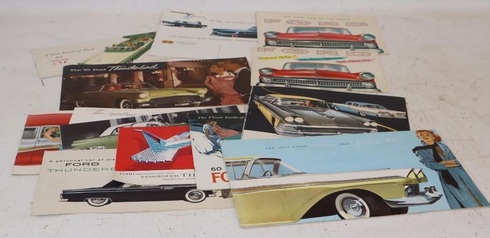 Group of 14 1950s & 1960s Ford Dealership Brochure and Pamphlets (1 of 7)