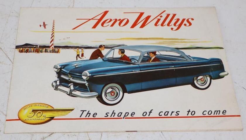 1953 Aero Willys Dealership Brochure and Pamphlet: 11x8