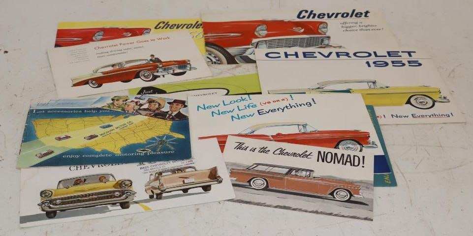 Group of 11 1950s Chevy Dealerships Brochure and Pamphlets (1 of 5)
