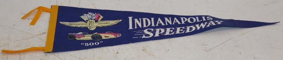 1960s Indianapolis 500 Speedway Souvenir Pennant (1 of 2)