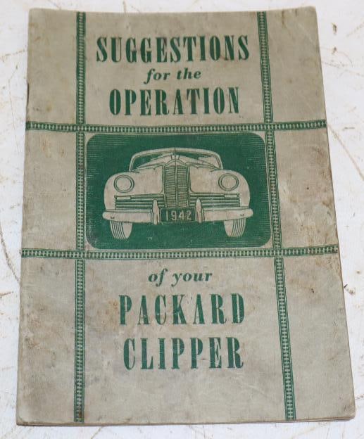 1942 Packard Clipper Suggestions For Operations Book (1 of 2)