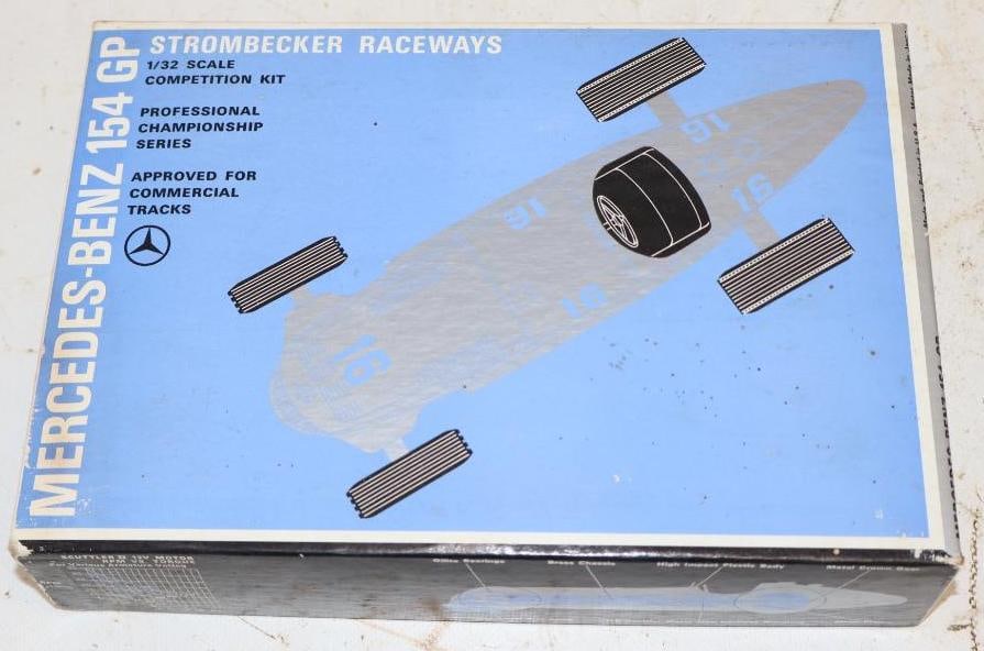 Mercede- Bens 154 Strombecker Race Car in Original Box: 9x6x2 Appears to be never Opened