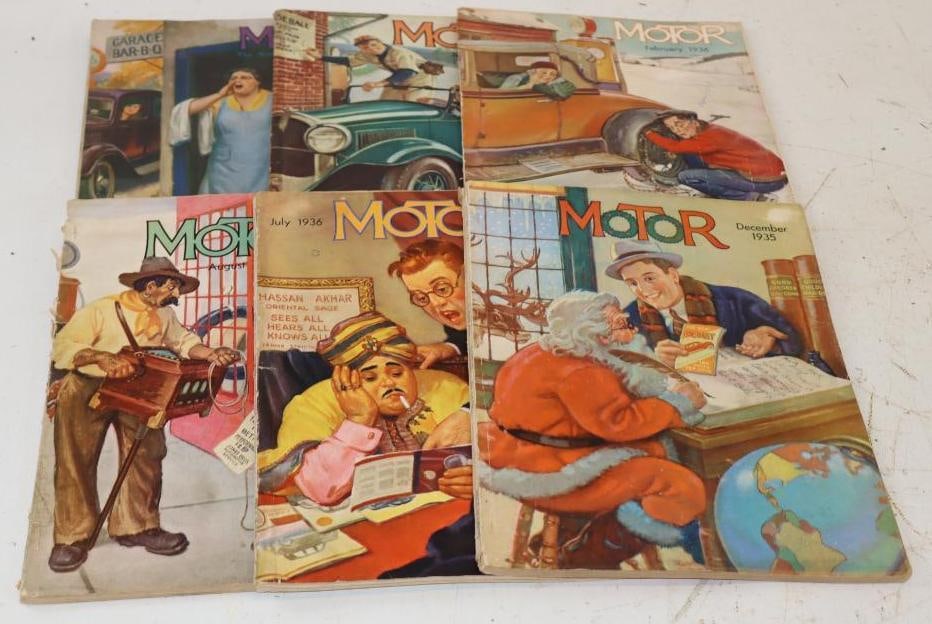 Group of 6 1930s Motor Magazines (1 of 4)