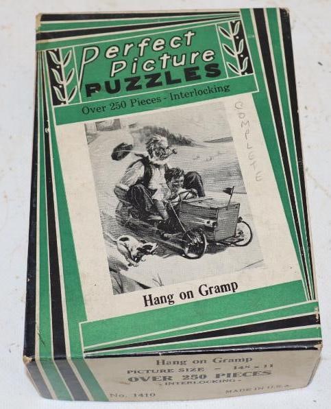 250 Piece Hang On Gramp Perfect Picture Puzzle with Soap Box Derby Car Scene (1 of 3)