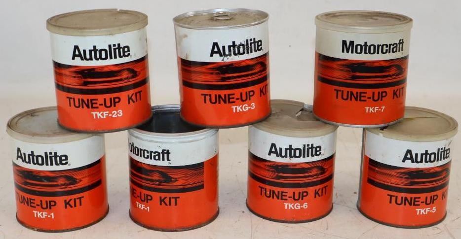 Group of 7 1970's Ford Autolite Tune Up Kits (1 of 3)