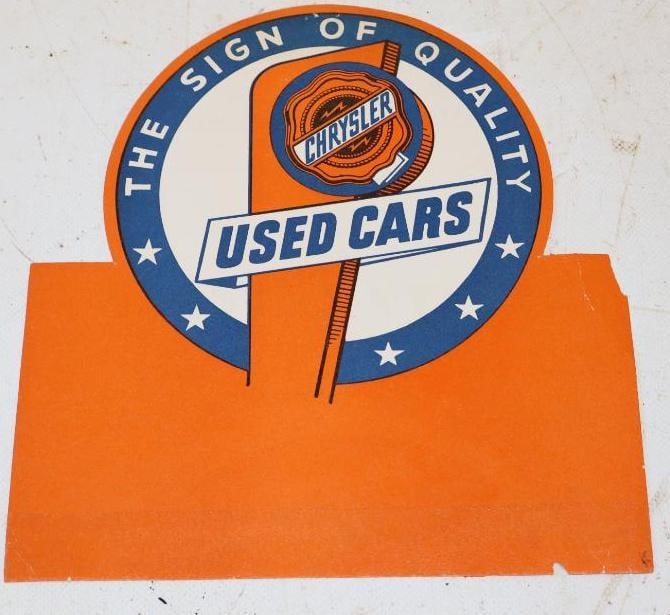 Chrysler Used Cars Unused Window Advertisement (1 of 2)