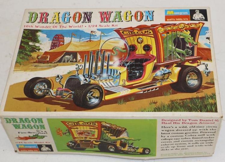 1969 Monogram Dragon Wagon 1/24 Scale Model Car in Original Box (1 of 4)