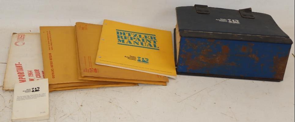 Group of 10 PPG Ditzler Automotive Finish Manuals, Catalog, and Inserts (1 of 4)