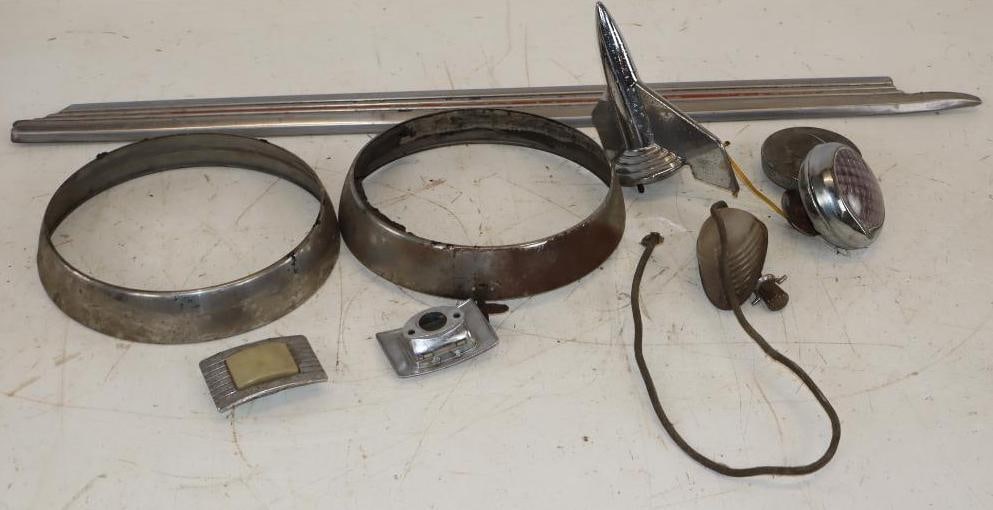 Group of 9 Automobile Accessory Lights, Bezels, and Trim (1 of 5)
