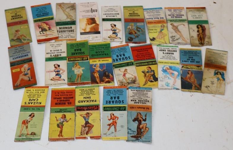 Group of 23 Risque Matchbook Covers (1 of 7)