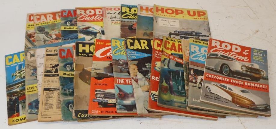 Group of 22 1950's Hotrod Magazines (1 of 7)