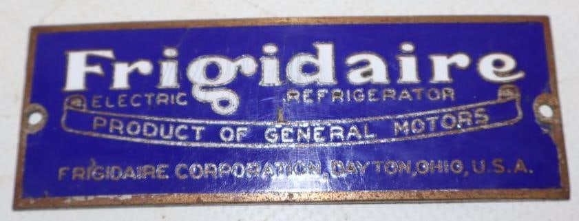 Frigidaire Electric Refrigerator Product of General Motors Cloisonne Emblem (1 of 2)