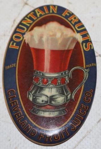 Cleveland Fruit Juice Company Advertising Pocket Mirror (1 of 2)