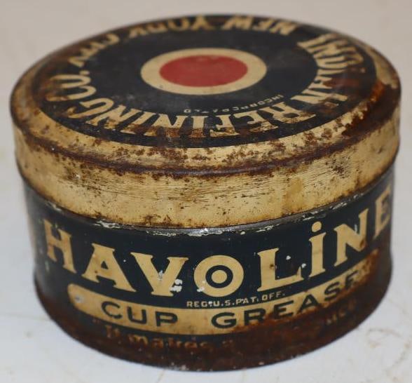 Indian Refining Havoline One Pound Grease Can (1 of 2)
