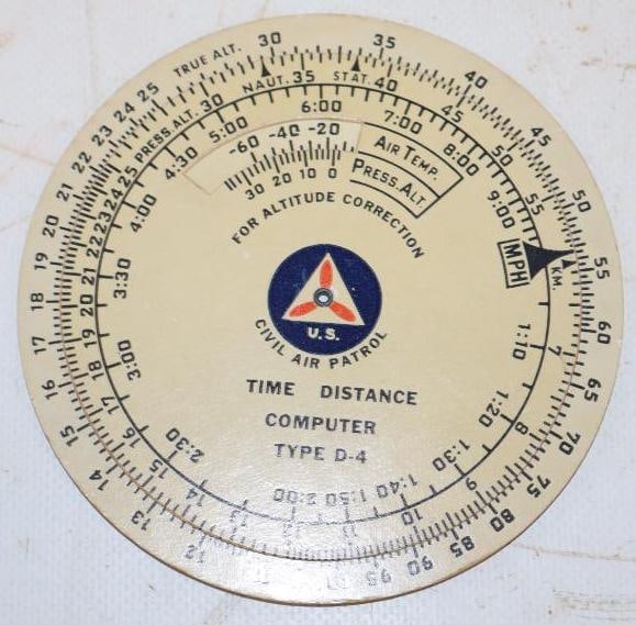 Esso Aviation Products True Airspeed Computation Slide Ruler (1 of 2)