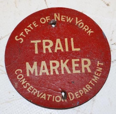 State of New York Trail Marker Sign: 3" x 3"