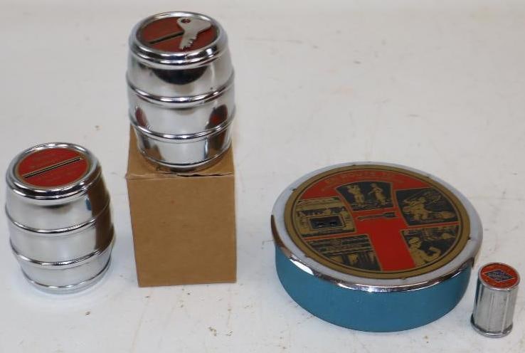 Group of 4 Different Coin Savings Banks (1 of 6)