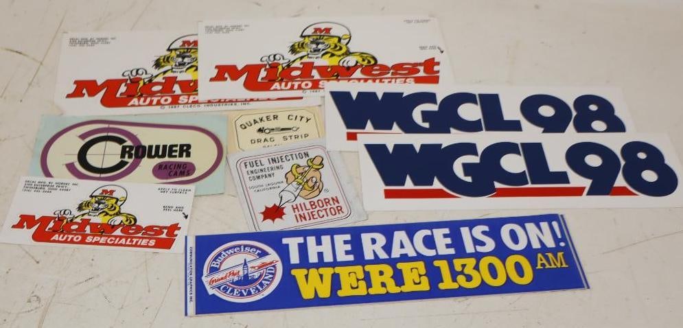 Group of 10 Racing & WGCL98 Stickers & Decals (1 of 5)