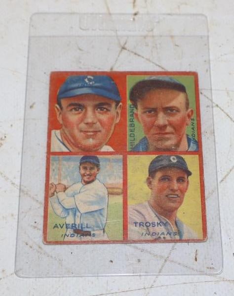 1935 Goudey 4 in 1 Card #1L: 2.5" x 3"