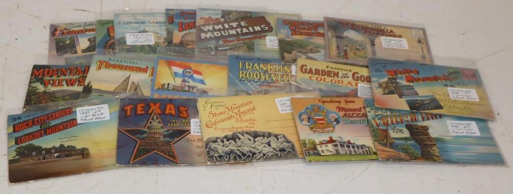 Group of 19 Postcard Albums: 6" x 4" each