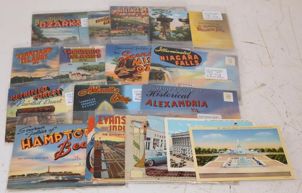 Group of 17 Postcard Albums & Cards (1 of 7)