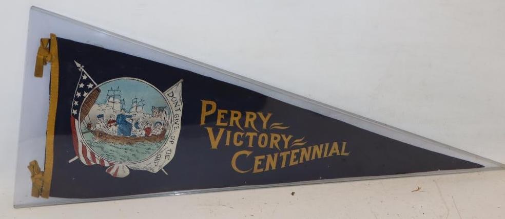 1913 Commodore Perry Centennial Victory Pennant (1 of 2)