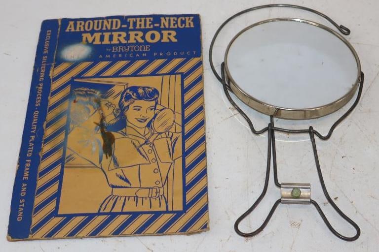 Around the Neck Brytone Mirror in Original Box: 6x11x1