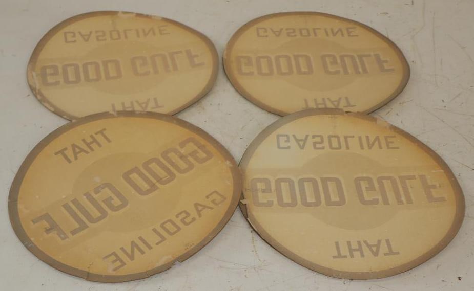 Group of 7 That Good Gulf Gasoline Gas Pump Decals (1 of 4)