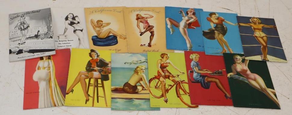1940s Group of 13 Risque Mutoscope Cards (1 of 5)