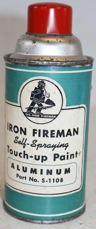 Early Iron Fireman Self Spraying Touch Up Paint Can: 12oz