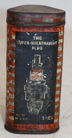Red Head Big Boy Super Dreadnaught Half Inch Spark Plug Tin (1 of 3)