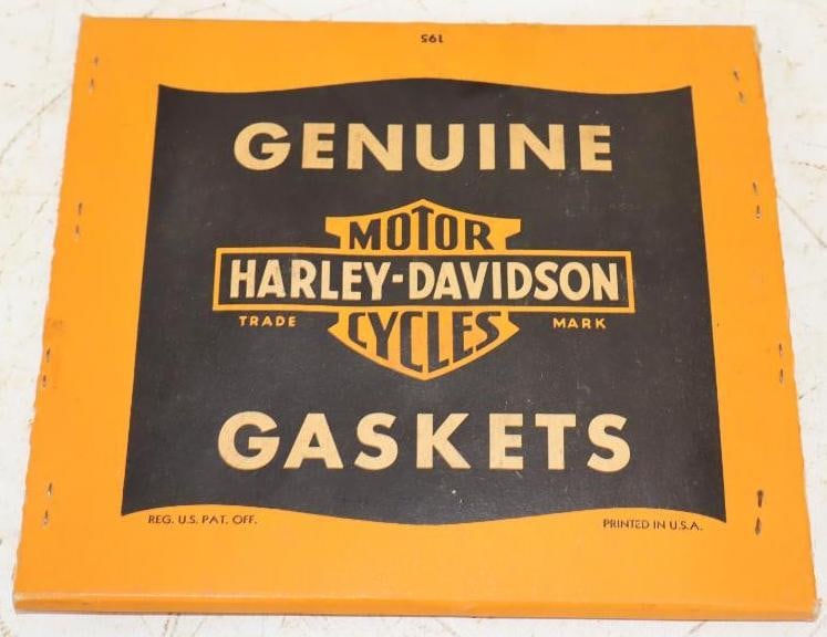 Harley Davidson Motorcycle Gaskets in Original Packaging: 8" x 7"