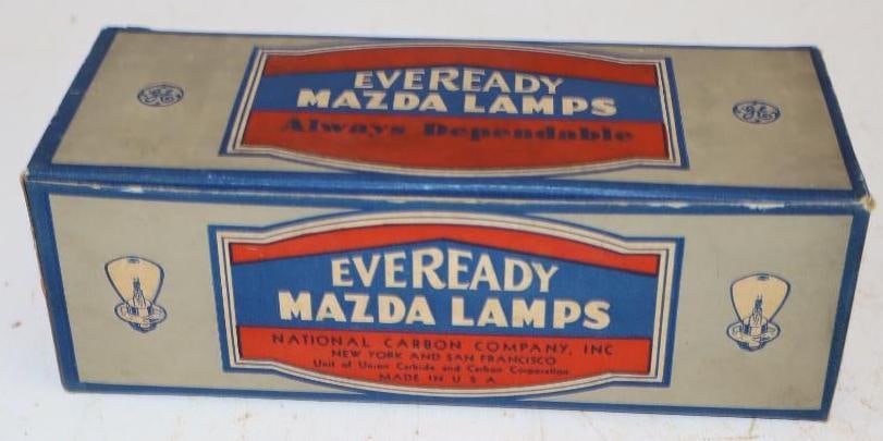 Eveready Mazda Cardboard Countertop Lightbulb Display (1 of 4)