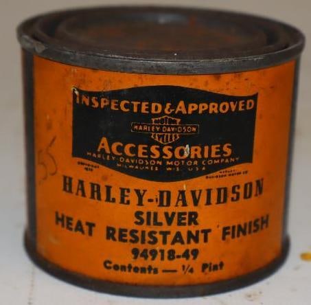 Harley Davidson Accessories 1/4 Pint Enamel Paint Can (1 of 2)