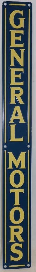 General Motors SST Advertising Sign: 29" x 3.25"