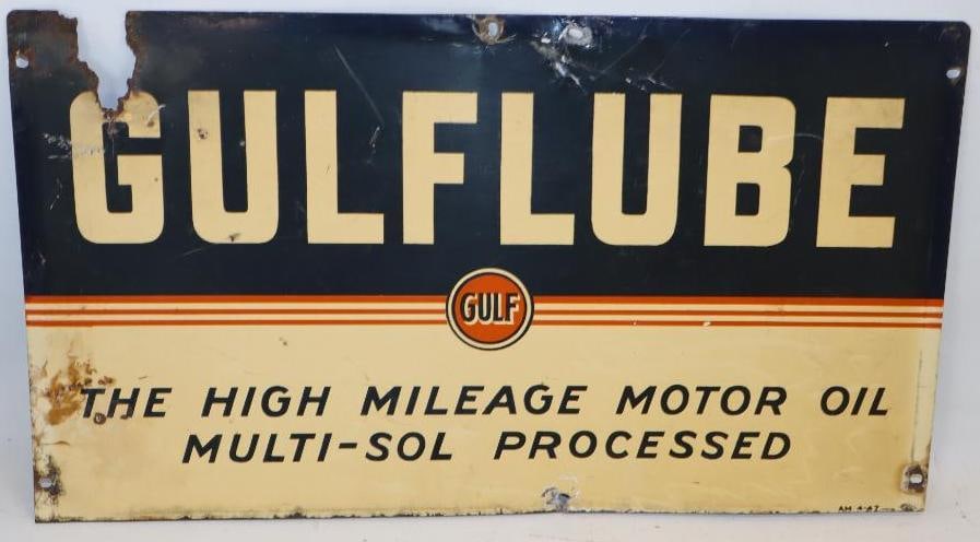 Gulflube SST Oil Can Rack Sign (1 of 5)